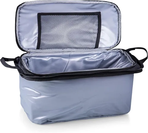 Miniatura 12 de ONIVA – una marca Picnic Time Buccaneer - Bolsa portátil para parrilla de carbón y hielera, (negro con detalles en gris)