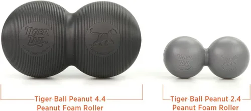 Miniatura 4 de Tiger Tail Bola de tigre grande de 8 pulgadas de largo por 4.4 pulgadas de alto rodillo de espuma de cacahuete bola doble: herramienta de masaje