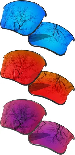 Miniatura 21 de ToughAsNails Juego de 3 lentes polarizadas de repuesto para Oakley Flak Jacket XLJ Pack