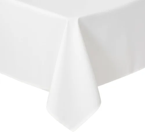 Miniatura 6 de Mantel rectangular de 60 x 84 pulgadas, 4, 5, 6 pies, paquete de 2 manteles reutilizables y lavables, de poliéster, color negro