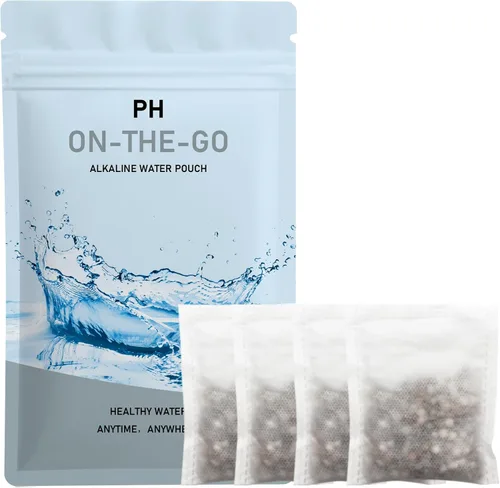 Bolsa de filtro de agua alcalina portátil para tu botella, taza, sistema de filtro de agua alcalino para agua limpia, alcalinizador de agua de alto