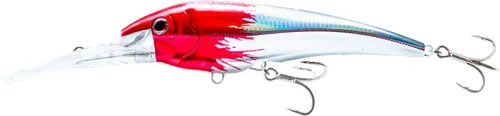 Miniatura 33 de Nomad Design DTX Minnow con sistema Autotune patentado - Acción de natación de pez cebo agonizante, BKK Diablo Caballa Rosa Caliente