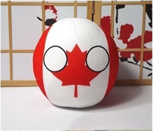 Miniatura 16 de 7.9 in Poland Ball Estados Unidos, Canadá, Reino Unido, Francia, decoración de baile de campo, cosplay de anime, decoraciones de bandera (MX, 7.9 in)
