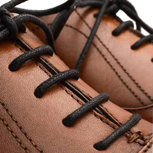 Miniatura 2 de Cordones redondos encerados (2 pares) - para zapatos de vestir Oxford, botas, cordones de cuero para zapatos