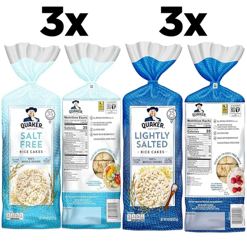 Miniatura 3 de Quaker crujientes de arroz, paquete con 6 variedades de sabores