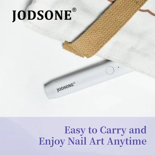 Miniatura 6 de JODSONE Luz UV de mano para uñas de gel, mini secador de uñas portátil, inalámbrico, recargable USB, secador de uñas para curado rápido