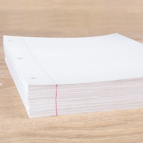 Miniatura 5 de Mead Papel de hojas sueltas, papel de cuaderno de relleno con rayas universitarias, 8-1/2 x 11 pulgadas, 400 hojas, se adapta a carpetas de 3