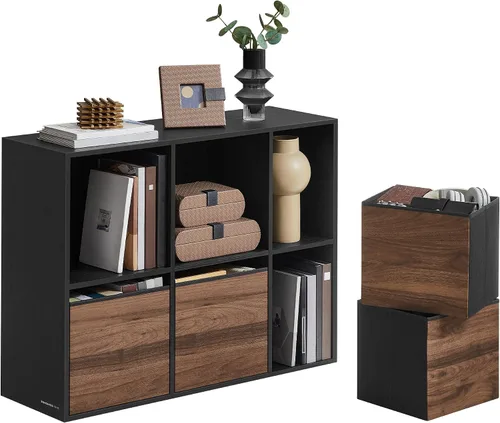 Miniatura 12 de SONGMICS HOME Estantería de 5 niveles, estante de almacenamiento abierto, estante estrecho para sala de estar, oficina en casa, comedor, ahorro