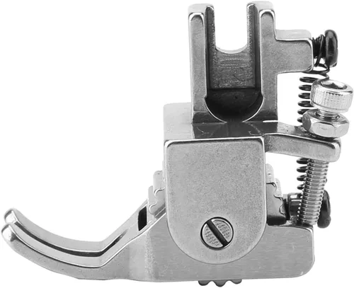 Miniatura 3 de Oumefar Prensatelas ajustables con ruedas para máquina de coser Pie de rodillo para cuero Tela gruesa de tela de acero inoxidable Pies prensatelas