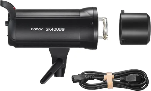 Miniatura 6 de Godox SK400IIV 400Ws Flash Estroboscópico de Estudio GN65 5700K 2.4G con Lámpara de Modelado LED Montaje Bowens Luz Estroboscópica Monolight