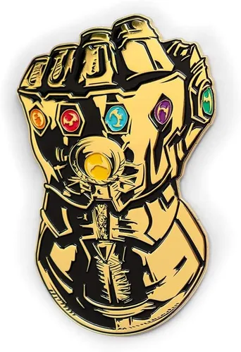 Miniatura 2 de Marvel Avengers Endgame Infinity Guantelete Pin Gran Pin 6 pulgadas, Metal, Sin gemas.