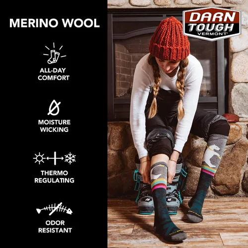 Miniatura 6 de Darn Tough Yeti Cushion OTC Sock - Mujer