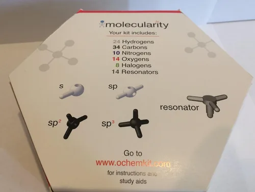 Miniatura 2 de Molecularity - Kit de modelo molecular para estudiantes de química orgánica, más de 200 piezas