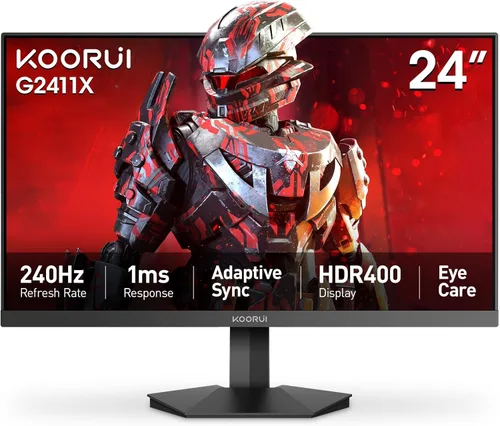 Miniatura 17 de KOORUI Monitor de juegos curvo ultraancho WQHD 3440×1440 de 34 pulgadas, 180Hz 1000R- PIP/PBP, 1ms(MPRT), HDR400, DCI-P3 95%, FreeSync Premium, 1 x
