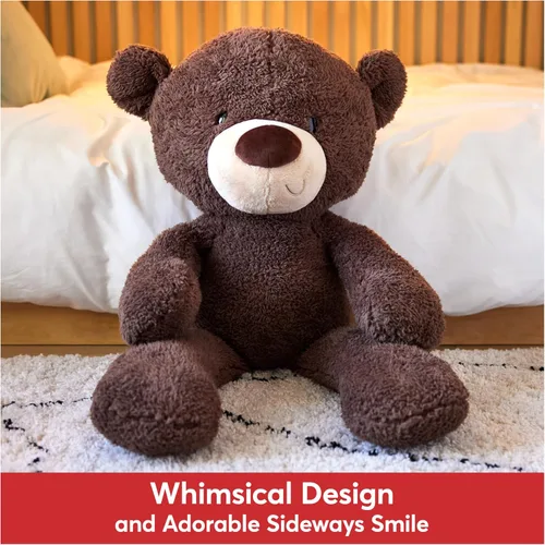 Miniatura 18 de GUND Peluche de oso de peluche, marrón chocolate, 13.5 pulgadas Gris