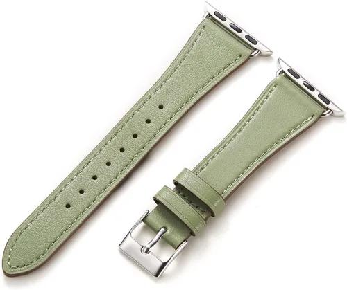 Miniatura 28 de HANDODO Italian Genuine Leather Band Women for Apple Watch Series 11 10 9 8 7 6 5 4 3 2 1 SE SE2 Ultra 2/3, SGS Certified Dressy Bracelet Cute Strap