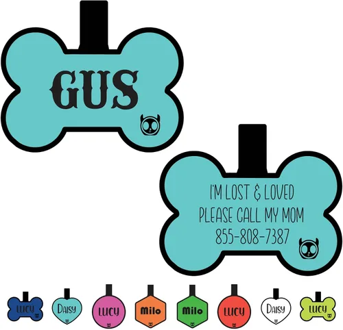 Miniatura 15 de Etiqueta de gato silenciosa de silicona personalizada con 5 líneas de grabado profundo personalizado duradero, etiqueta de identificación de mascota