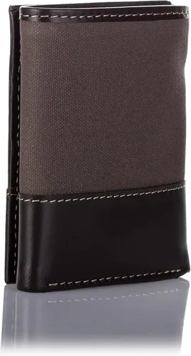 Miniatura 2 de Timberland Mens Two-Tone Piel Auténtica TrifoldCartera