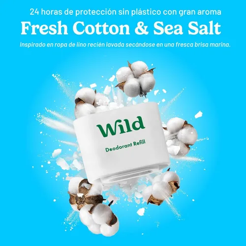 Miniatura 8 de Wild - El Kit Inicial Completo - Estuche de abejas con recargas en una variedad de aromas frescos 5 x 1.4 oz - Desodorante recargable y sin aluminio