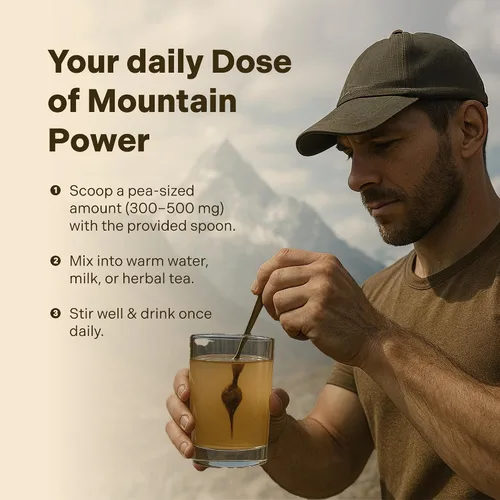 Miniatura 9 de Resina de Shilajit Orgánico del Himalaya - Potencia Máxima de 500mg, Shilajit Puro Testado en Laboratorio para Hombres y Mujeres, Ácido Fúlvico