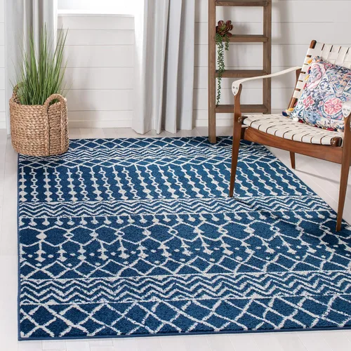 Miniatura 41 de SAFAVIEH - Alfombra de 4x6 de la colección Tulum, modelo TUL270G, diseño marroquí bohemio desgastado, no suelta pelusa y fácil de limpiar, ideal