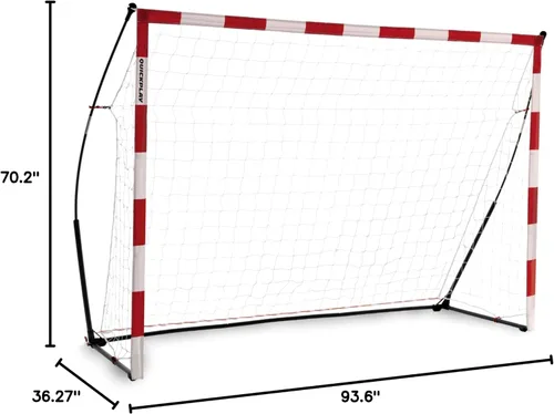 Miniatura 9 de QuickPlay Portería de balonmano portátil con base ponderada basada en la tecnología KICKSTER: configuración rápida