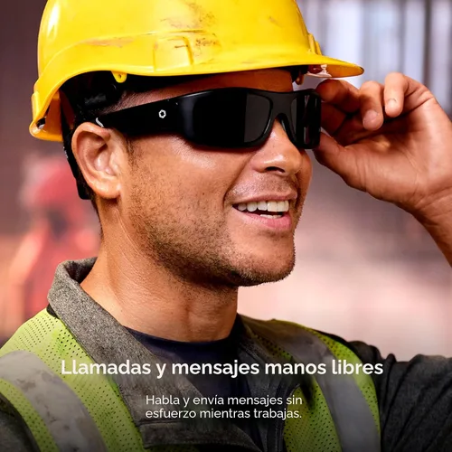 Miniatura 5 de Gafas de Seguridad Inteligentes Lucyd Armor, Montura TR90, Lentes Adaptables a la Luz, Altavoces de Oído Abierto y Micrófono - ANSI Z87.1