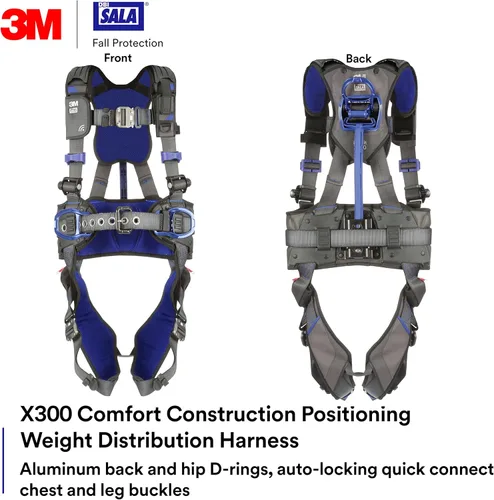Miniatura 2 de Arnés de seguridad de posicionamiento de distribución de peso de construcción 3M DBI-SALA Comfort