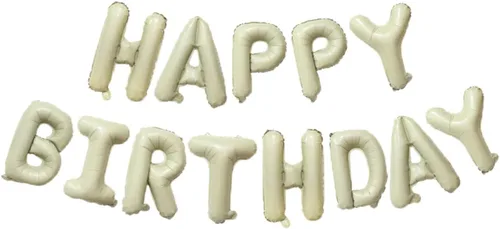 Miniatura 8 de Cartel de Feliz Cumpleaños Marrón Desnudo Hombres Mujeres Niño Niña Bronceado Rubor Neutral Vaquero Fiesta Occidental Oso de Peluche Decoraciones