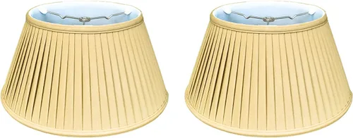 Miniatura 13 de Royal Designs - Pantalla básica plisada lateral de 6 vías, cáscara de huevo, 9.5 x 15 x 8 pulgadas Eggshell