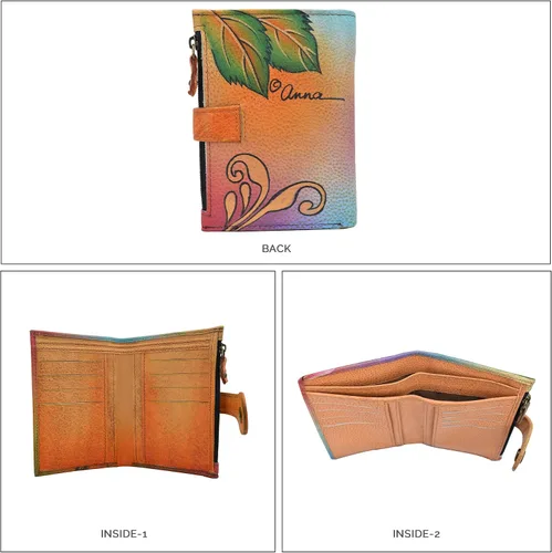 Miniatura 27 de Anna by Anuschka Cartera de mujer pintada a mano de cuero genuino para mujer