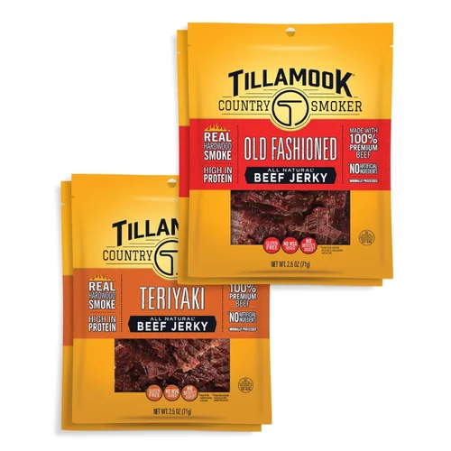 Miniatura 13 de Tillamook Country Smoker Tillamook Real Hardwood Smoked Old Fashioned Silver Dollar - charqui de carne de vacuno