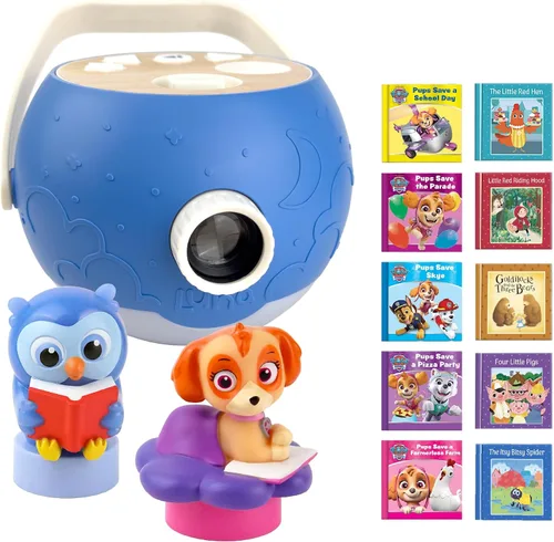 Miniatura 33 de Proyector de libros para niños – 5 cuentos de lectura en voz alta, 5 canciones, luz nocturna y música relajante de ensueño Proyector de cuentos