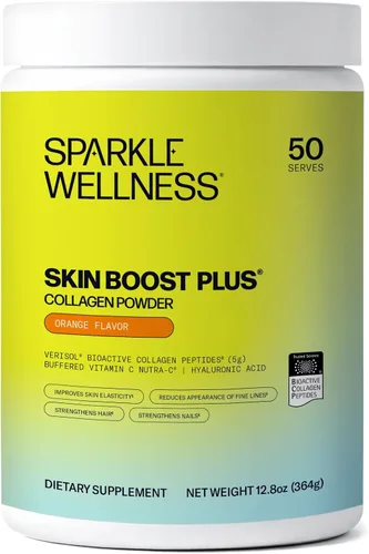 Miniatura 21 de Sparkle Wellness VERISOL Péptidos de colágeno hidrolizados bioactivos Polvo de colágeno con vitamina C y ácido hialurónico para la salud