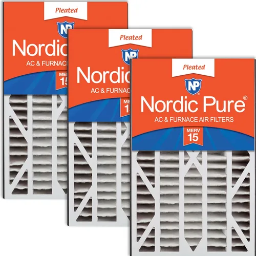 Miniatura 21 de Nordic Pure Filtros de aire de repuesto MERV 15 Plus Carbon Trion Air Bear Cub de 16 x 25 x 3 (15 13/16 x 24 5/16 x 3)
