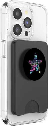 Miniatura 4 de Retro Boombox Star - Vintage 80s Style PopSockets Adhesive PopGrip