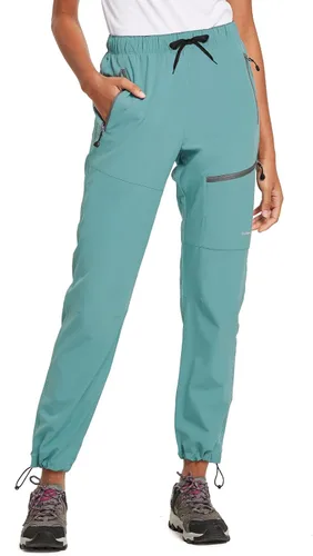 BALEAF - Leggings tipo capri para mujer, con bolsillos, cintura alta, longitud hasta la rodilla, elásticos, pantalones casuales de yoga,