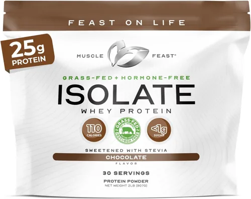 Miniatura 11 de Proteína de suero de leche aislada sin sabor, sin hormonas, Vainilla, 1