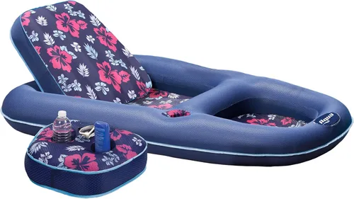 Miniatura 7 de Aqua Campania Ultimate 2-in-1 Pool Float Lounge – Extra Large – Inflatable Pool Floats for Adults with Adjustable Backrest & Cupholder Caddy