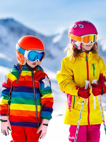 Miniatura 2 de 6 pares de guantes de invierno para niños, impermeables, guantes de esquí para nieve, cálidos, dedos completos, snowboard, guantes unisex para clima