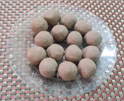 Miniatura 2 de Bolas de arcilla tostada gris (cereza roja) 200 GMS Rojo