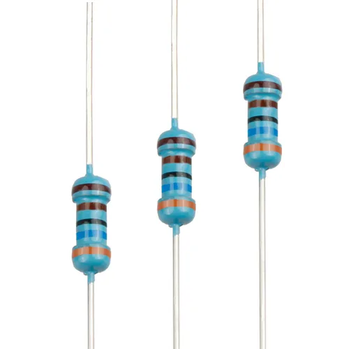 Miniatura 94 de 100pcs 1 ohm Resistor 1/4w (0.25 W) Resistencia fija de película metálica de tolerancia ±1%, múltiples valores de resistencia opcional