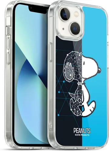 Miniatura 191 de Head Case Designs Funda de gel con licencia oficial de Peanuts Snoopy & Woodstock Halfs and Laughs [protección de grado militar] compatible