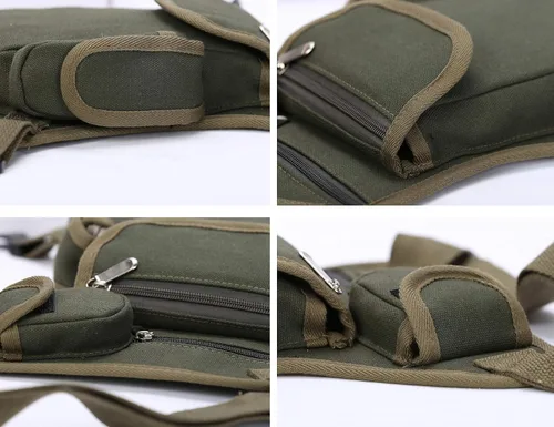 Miniatura 42 de SEALINF Riñonera de lona Riñonera Racing Drop Leg Bag Motocicleta Bolsa al aire libre