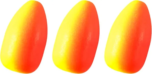 Alwonder Paquete de 60 flotadores de pesca Bobbers ovalados de espuma de bala flotadores Pompano Surf Ice Fly Fishing Trolling Fish Finder Bottom