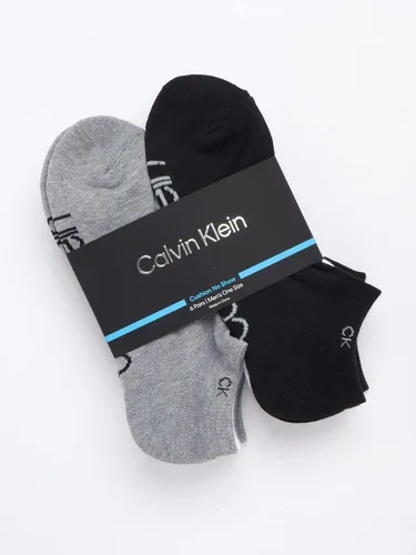 Miniatura 89 de Calvin Klein Calcetines para hombre, mezcla de algodón, acolchados, sin talla, forro de calcetines atléticos (6 unidades)