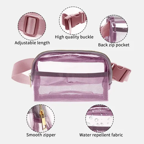 Miniatura 6 de Riñonera para mujer con correa ajustable, para viajes al aire libre, correr, senderismo