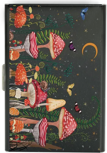 Miniatura 94 de BONSYL® Soporte para tarjetas de crédito, cartera delgada de metal con bloqueo RFID, con 6 ranuras para tarjetas, para mujeres y hombres.