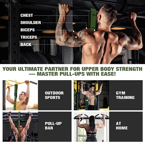 Miniatura 6 de KUTIZE Pull Up Assistance Bands, Pull Up Bar Resistance Bands, Pull Up Bands for Enhanced Strength Training, Muscle Training, 3 Heavy-Duty