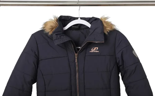 Miniatura 3 de Finnhomy Paquete de 50 perchas de plástico resistentes, perchas para ropa con almohadillas antideslizantes de nueva generación, organizador fácil